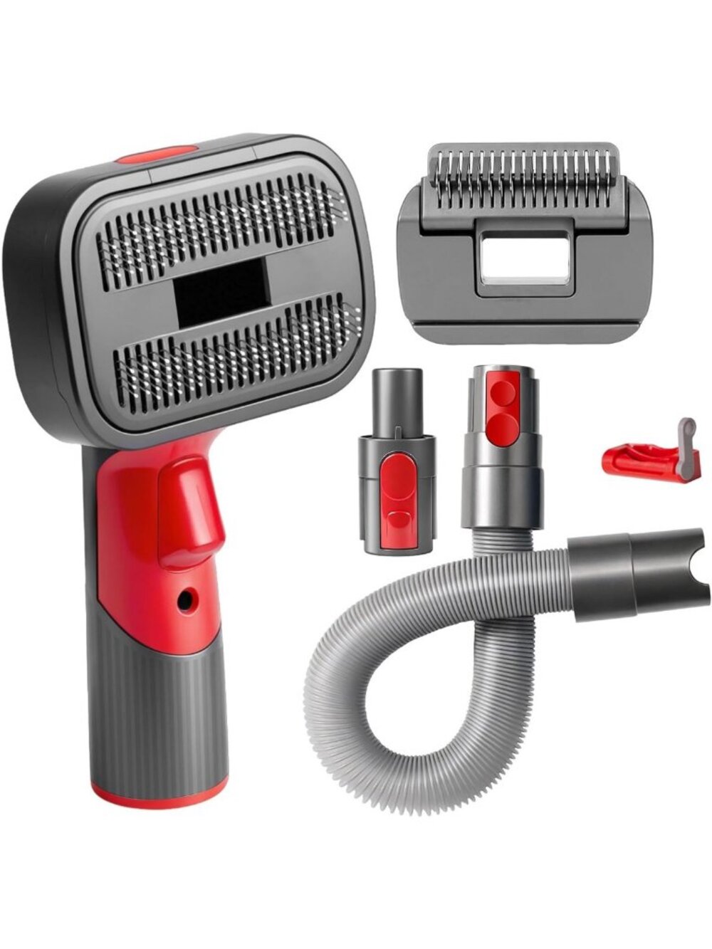 2-in-1 Pet Grooming Kit for Dyson Vacuum Cleaners - Efficient Fur Removal Tool